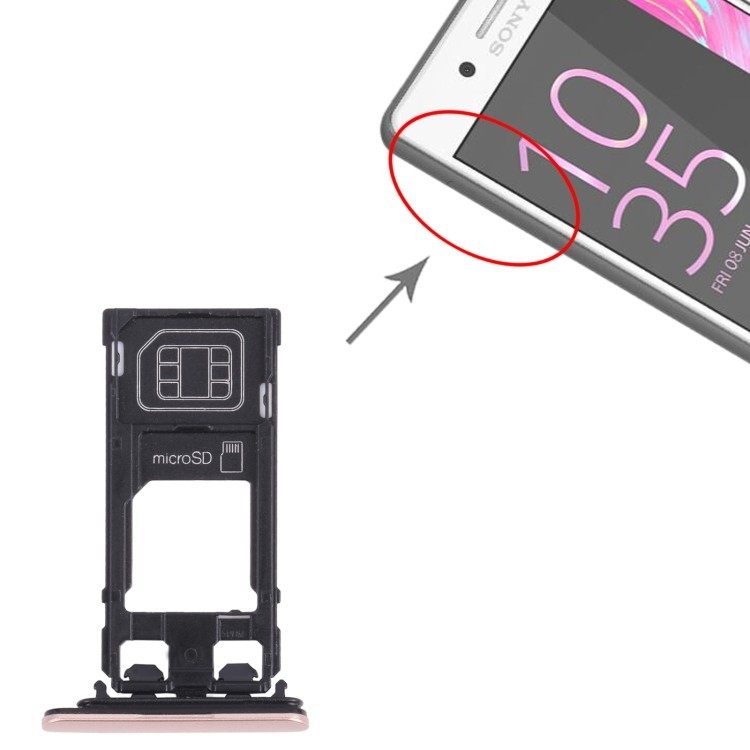 Khay đựng thẻ SIM bán chạy + Khay đựng thẻ Micro SD cho Sony Xperia X Performance