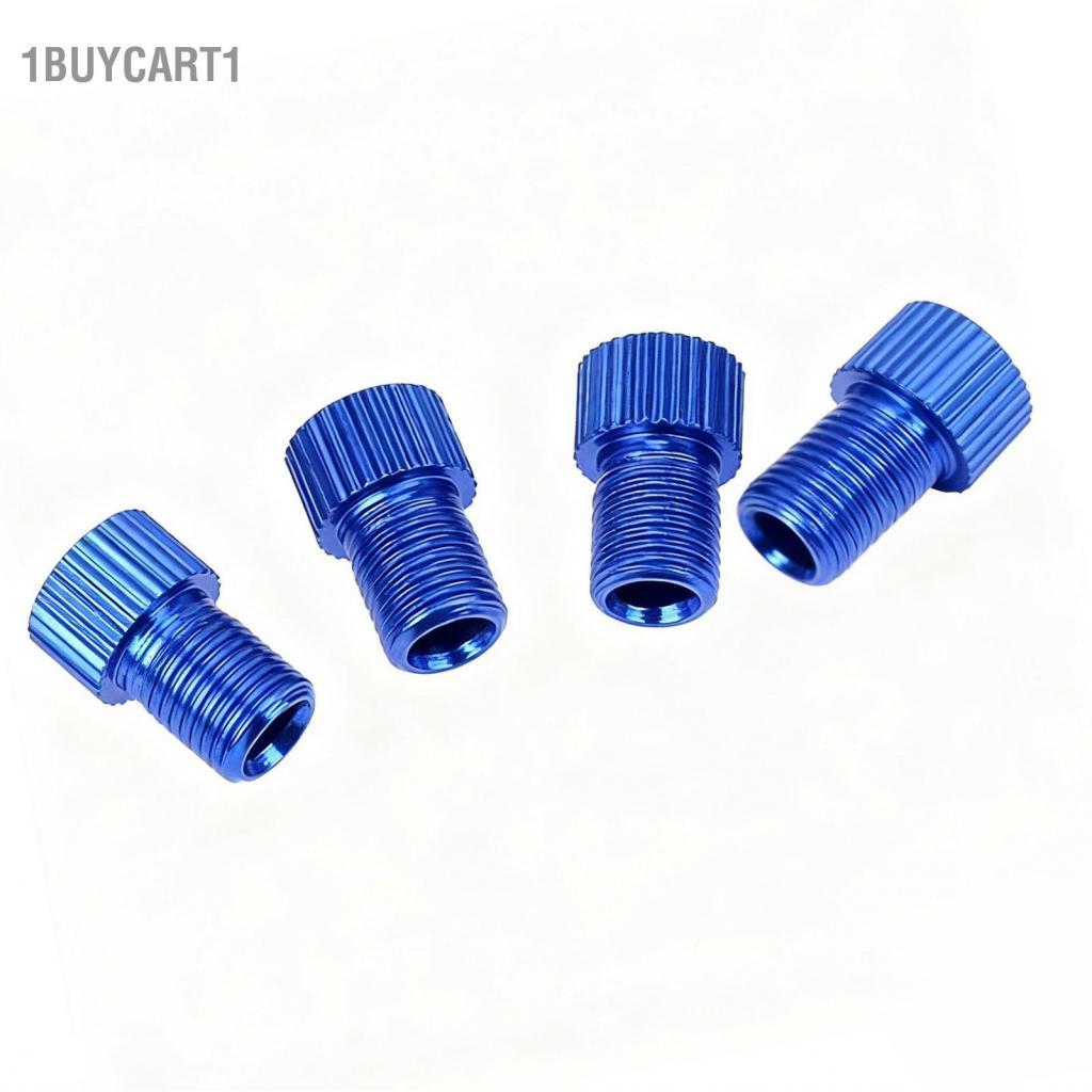 1buycart1 Bộ điều hợp van xe đạp Đầu phun hợp kim nhẹ và nhôm chuyển đổi sang Schrader Turn UK US Lắp đặt dễ dàng cho xe đạp đường bộ