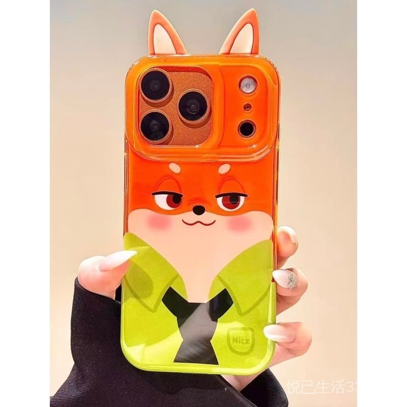 Phiên bản dễ thương Judy Nick Thích hợp cho iPhone16promax17 Vỏ bảo vệ 15 13 12 11 Kết cấu da 14PRO
