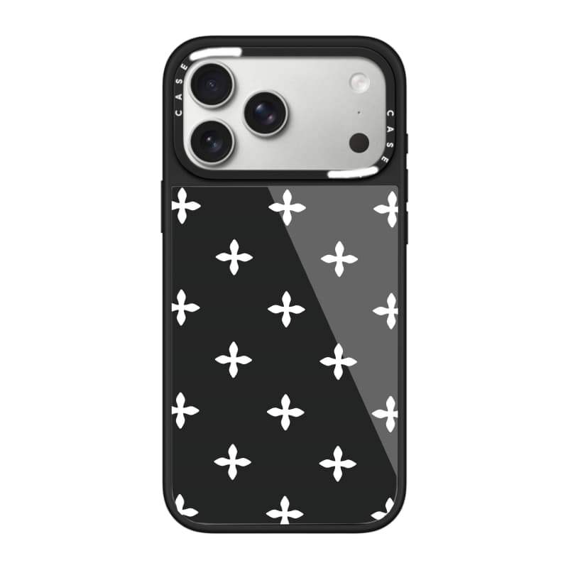 CASECASE X Cross Flower Case Chống Trầy Xước Từ Hút Kính Dành Cho IPhone 17 Air 16 15 14 Pro Max Plus Ốp Lưng Cứng Có Hộp Khắc Logo