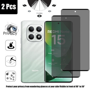 Redmi Note 15 4G 1-2 Chiếc Bảo Vệ Màn Hình Riêng Tư Kính Cường Lực Chống Nhìn Trộm Cho Xiaomi 14 13 Pro + Pro Plus 4G 5G 9D Kính Bảo Vệ Phim Chống Gián Điệp