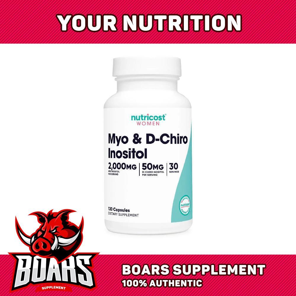 Tăng Cường Chức Năng Thần Kinh Nutricost Women Myo 2000mg & D-Chiro Inositol 50mg