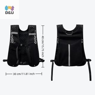 Pufangstar Áo Vest Nhẹ Cho Chạy Bộ và Xe Đạp với Khoang Lưu Trữ Điện Thoại và Bảo Vệ Phản Quang