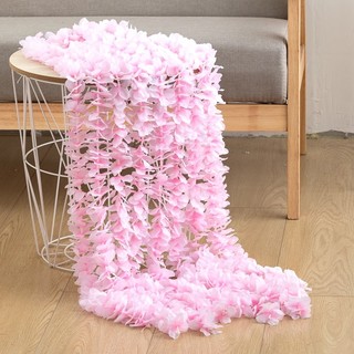 [BÁN] 100cm Nhân Tạo Hydrangea Hoa Nho Lụa Wisteria Vòng Hoa Treo Mây Giả Dây Cây Cưới Vòm Tường Trần Nhà Trang Trí Nền Tiệc Đạo Cụ Ảnh