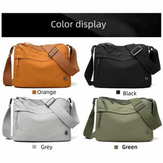 Túi Đeo Ngang HOBBYIN, Túi Đeo Vai Dung Tích Lớn Nylon, Dây Đeo Rộng Có Thể Điều Chỉnh Siêu Nhẹ Dây Kéo Đóng Túi Messenger Dành Cho Nữ