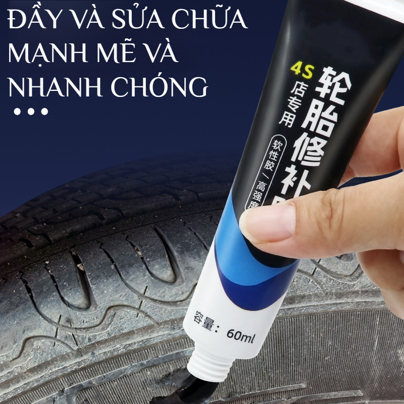 ✨𝐎𝐑𝐈𝐆𝐈𝐍𝐀𝐋✨keo dán vá lốp/keo dán cao su/Keo dán lốp xe chắc chắn / Keo dán hư hỏng thành lốp / Keo dán sửa chữa vết nứt và khe hở không thấm nước