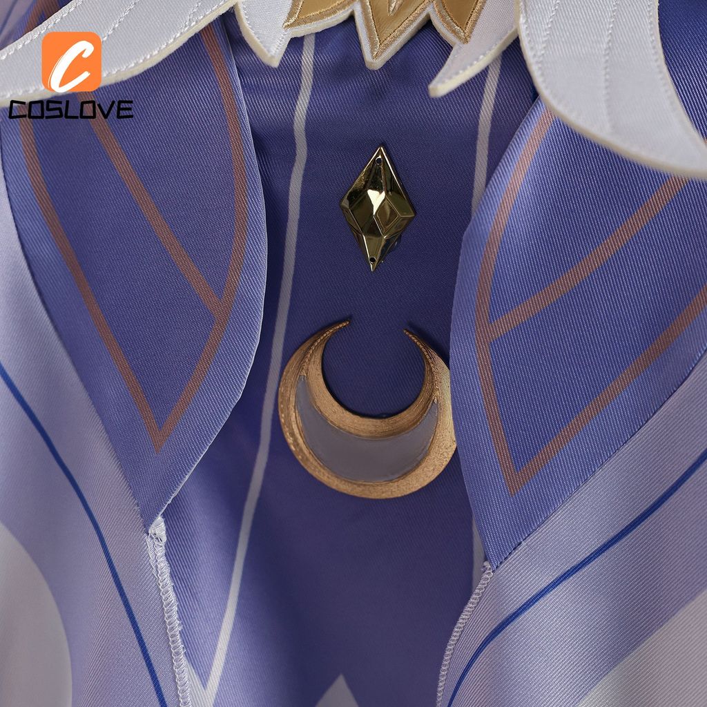 Anime Cosplay Trang Phục Nhân Vật Columbina Từ Trò Chơi Genshin Impact, Đầm Váy Dài Cho Người Phụ Nữ