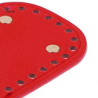 HWETR 1 8x18cm Hình Bầu Dục Đáy Dài Cho Túi Dệt Kim Túi Da Handmade Đáy Có Lỗ DIY Móc Túi Đáy Phụ Kiện Mới