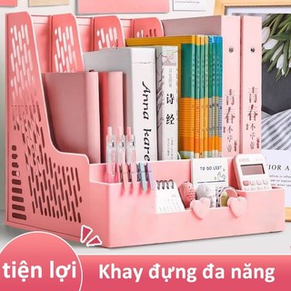 Kệ Đựng Tài Liệu Để Bàn 3 Ngăn – Kệ Văn Phòng Đựng Hồ Sơ A4, Đựng Sách Vở Học Sinh Gọn Gàng, Ngăn Nắp