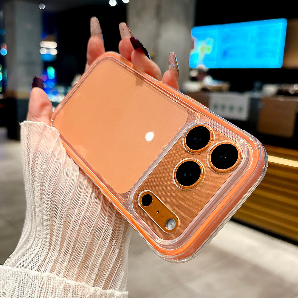 Ốp Điện Thoại Nhựa Lấp Lánh Kim Cương 3D Anh Đào Cho iPhone 17 Pro Max 16 Plus 15 14 13 12 11 Vỏ Bảo Vệ Chống Sốc