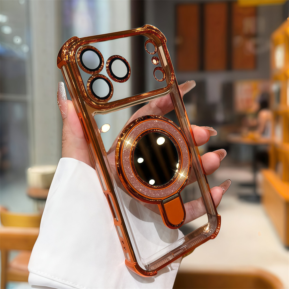 Ốp điện thoại chống rơi gương lấp lánh cho iphone 17 Pro Max 16 11 12 13 14 15 Pro Max 16 plus Vỏ có Camera Bảo vệ toàn diện Vỏ chống sốc Vỏ cứng bảo vệ điện thoại