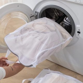 Túi giặt lưới lưới mịn Kích thước lớn Sử dụng tại nhà Quần áo giặt Túi lưới Thích hợp cho đồ lót Đồ lót