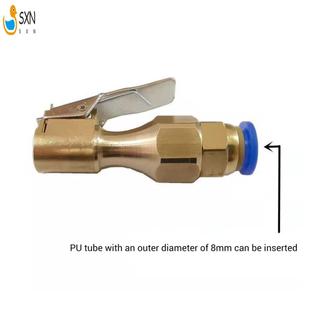 Lốp Không Khí Chuck Với Kẹp Adapter Đầu Nối Nhanh Dòng Chảy Đóng Lốp Chuck Cho Lốp Máy Đo Áp Suất