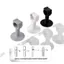 Chốt giữ cửa silicon hút chân không chống ồn, chống kẹt tay an toàn