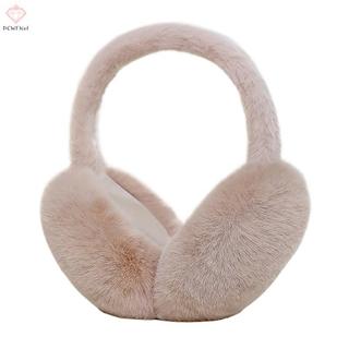 PCWFKef Thời Trang Mùa Đông Ấm Áp Bịt Tai Lông Tơ Muff Cho Nữ Mềm Mại Sang Trọng Bịt Tai Bé Gái Bé Trai Thời Tiết Lạnh Làm Ấm Tai Có Thể Gập Lại Earflaps Mới