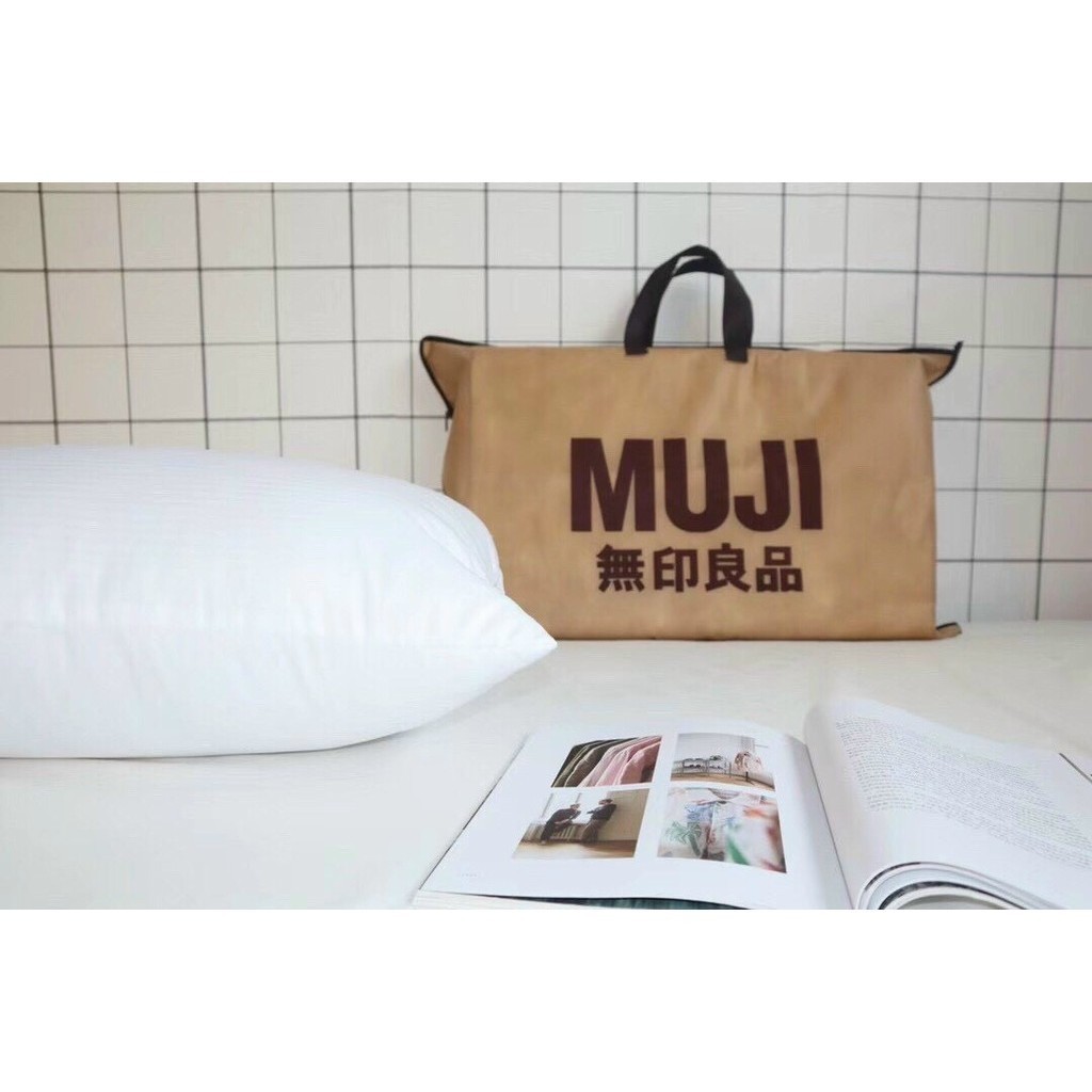 (RG44) Ruột Gối Nằm Muji Xuất Khẩu Cao Cấp 50x70cm Phồng To,Mềm Mại Cao Cấp - Memminbedding