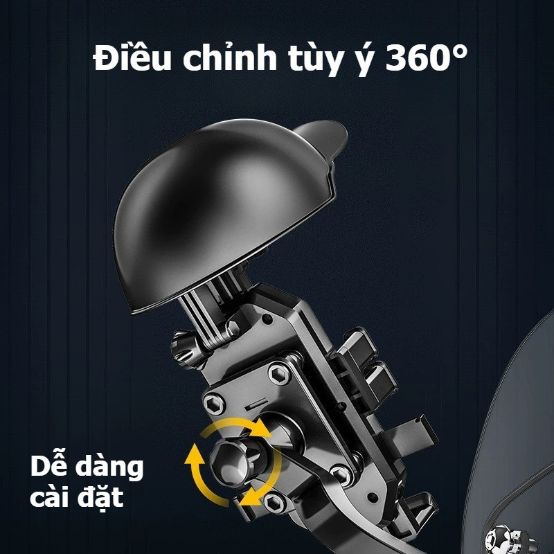 GIÁ KẸP điện thoại gắn trên xe máy,Giá Đỡ Điện Thoại Xe Máy,Cố định hình bạch tuộc, chống trượt và giảm xóc