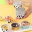 Set 20 khuôn nướng bằng thiếc chống dính, họa tiết bò sữa tiện lợi 160ml