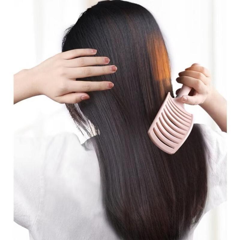 Lược Cong Massage Tóc, Lược Chải Chống Rối Tóc Nhỏ Gọn, Tiện Lợi