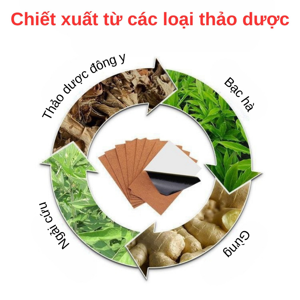 Combo 3 Túi 150 Miếng Cao Dán Ngải Cứu Đông Y Miếng Dán Ngải Cứu Giảm Đau Nhức Cơ Thể