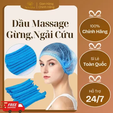 Mũ chùm đầu y tế DANAMECO ( LOẠI1- 100 CÁI 19inh ) nón còn sâu chùm đầu, mũ y tế, chất liệu giầy dặn, mũ Spa