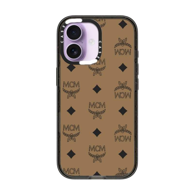 Ốp lưng CASECASE X MCM Visetos - Vỏ tác động hút từ tính cứng trong suốt cho Apple IPhone 12 13 14 15 16 17 Pro Max Air Plus có hộp