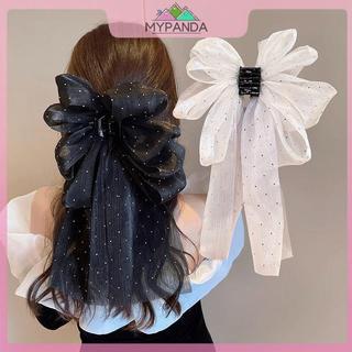 MYPANDA Thời Trang Nơ Lớn Vuốt Tóc Kẹp Siêu Cổ Tích Tính Khí Mũ Đội Đầu Nữ Ngọt Ngào Phụ Kiện Tóc.