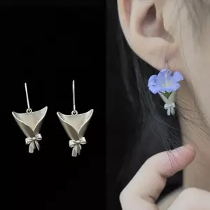 Hoa Sắp Xếp Vòng Cổ Bông Tai Thời Trang Thiết Kế Sáng Tạo Đơn Giản Phù Hợp Với Bó Hoa Bao Bì Mặt Dây Chuyền Xương Đòn Dây Chuyền