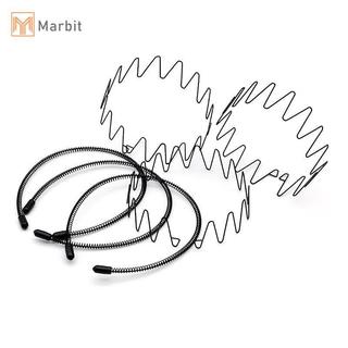 Marbit Kim Loại Tóc Dành Cho Nam Nữ Unisex Sóng Mùa Xuân Thể Thao Vòng Kẹp Đơn Giản Phụ Nữ Phụ Kiện Mới