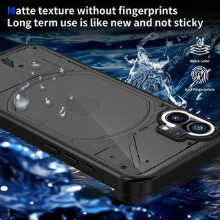 Không Có Gì Điện Thoại NothingPhone 1 Ốp Lưng Cứng Mờ Da-Cảm Giác Mềm Khung TPU Chống Sốc Mỏng Vỏ