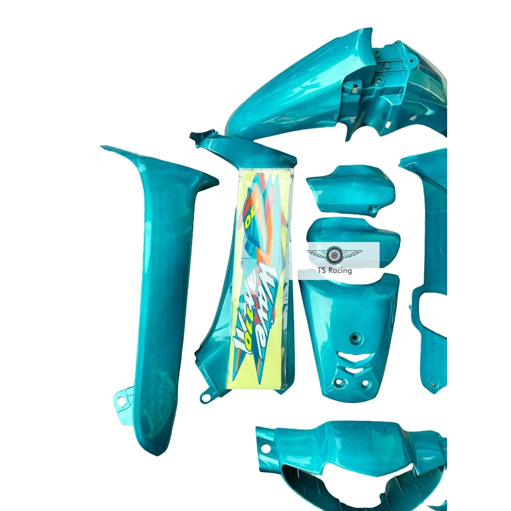 Dàn áo wave alpha - wave nhỏ xanh ngọc - tặng team 3 lớp