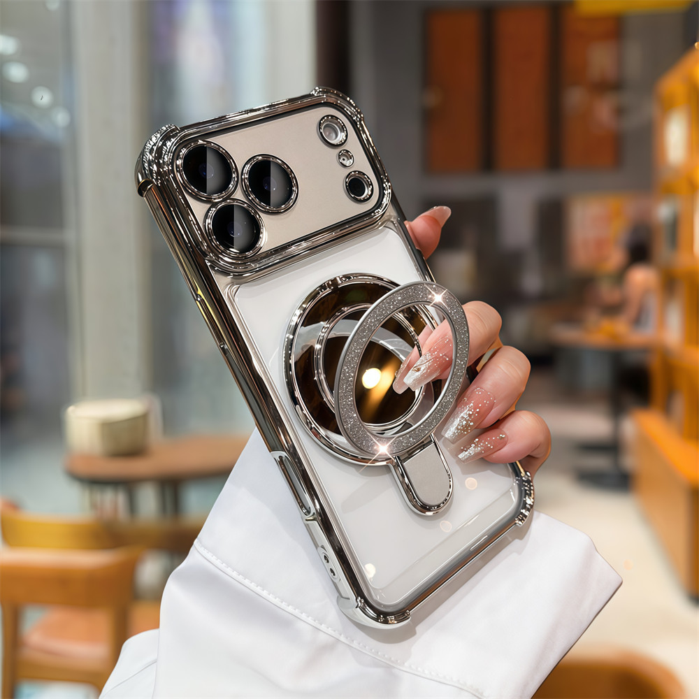 Ốp điện thoại chống rơi khung gương cho iphone 17 Pro Max 16 11 12 13 14 15 Pro Max Air 16 plus Vỏ có Camera Bảo vệ toàn diện Vỏ chống sốc Vỏ cứng bảo vệ điện thoại