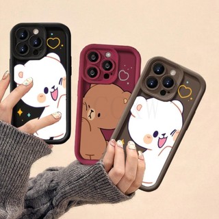 Tương thích cho Redmi Note 11 10 9 11T Pro + 11s 10s 9s Kawaii Vỏ mềm silicon hình động vật hoạt hình dễ thương