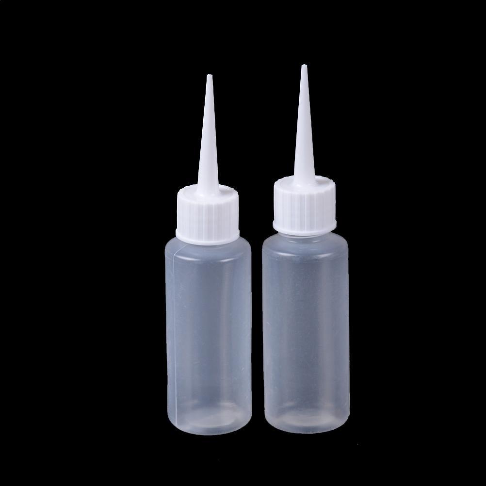 NDY 2 Chiếc 50ml Trống Nhỏ Giọt Có Thể Bóp Chai Chất Lỏng Nhựa Thả Chai Needle2 Chiếc Rỗng Nhỏ Giọt N