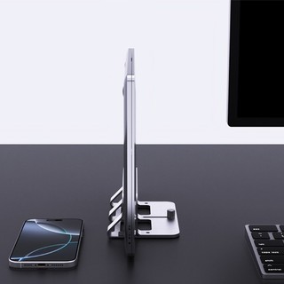 Giá đỡ máy tính xách tay dọc để bàn, điều chỉnh tiết kiệm không gian