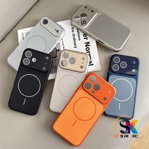 Thay đổi ngay lập tức sang Ốp từ tính mờ 17Pro cho iPhone iPhone 17 16 15 14 13 Pro Max 12Promax 11 thay thế Vỏ bảo vệ chống sốc 17 Pro Max