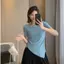 Giảm giá 29K áo phông xịn nữ girl phố ôm body điệu kiểu vintage hot sang chảnh áo thun đẹp kiểu hàn quốc