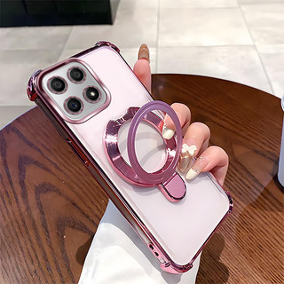 Ốp Lưng Silicon Cho Honor X6C X6 X6S X8 4G 5G X6A X6B X8A X8B X8C Ốp Điện Thoại MỚI Vỏ Bảo Vệ Bốn Góc Có Giá Đỡ