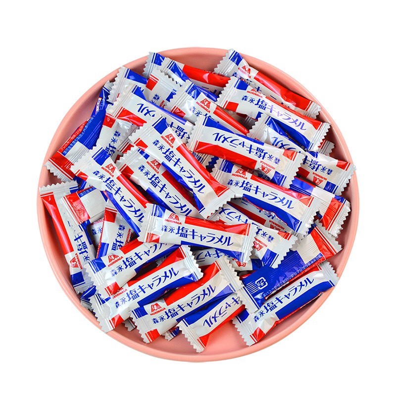 Kẹo mềm CARAMEN MUỐI Morinaga Nhật Bản 83g, chính hãng nội địa siêu thơm ngon, ăn là nghiền