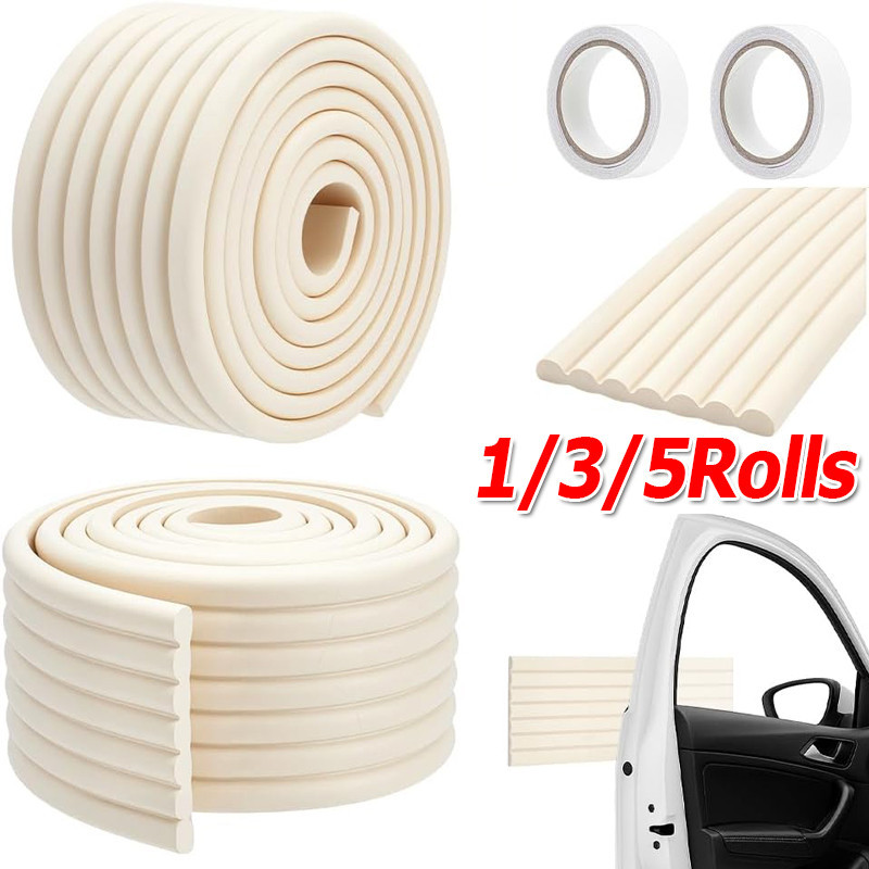 1 / 3 / 5Rolls Tấm bảo vệ góc cạnh bàn Dải đệm / Dải xốp bảo vệ chống va đập dày cho bé