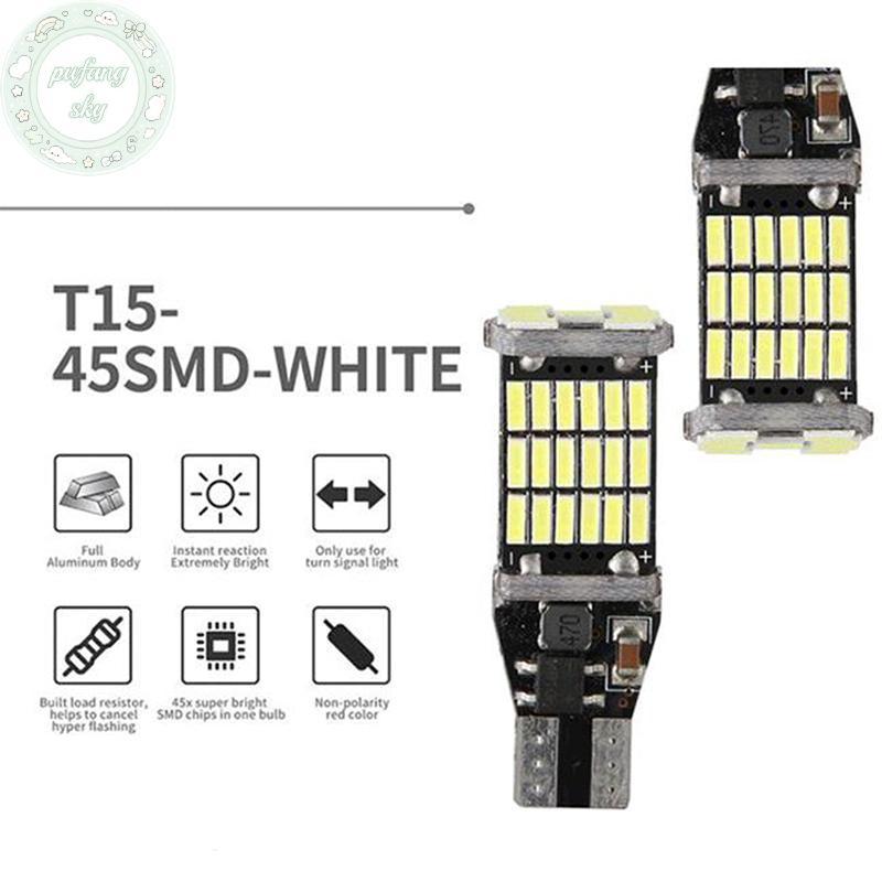 PUSKY 2x Canbus T16 T15 921 W16W Bóng đèn LED dự phòng ô tô Đèn lùi VN