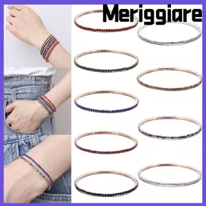 MERIGGIARE Vòng tay pha lê Trang sức thời trang Dây đeo cổ tay nữ