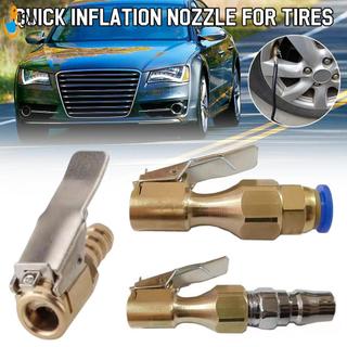 Lốp Không Khí Chuck Với Kẹp Adapter Đầu Nối Nhanh Dòng Chảy Đóng Lốp Chuck Cho Lốp Máy Đo Áp Suất