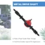 Trục cầu sau bằng kim loại có bánh răng thép cho D12 B14 B24 B16 B36 C14 C24 C34 C44 RC Xe nâng cấp các bộ phận