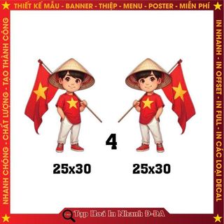 Tem dán xe máy, ô tô, xe bán tải và xe khách dành cho thanh niên yêu nước - 1 bộ 2c