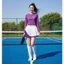 Bộ thể thao nữ, áo cộc tay mix váy xếp ly 3 lớp chơi pickleball, tennis, golf, cầu lông...