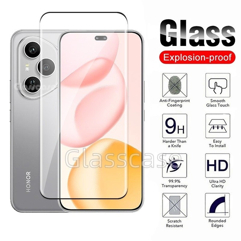2 Trong 1 9H HD Bảo Vệ Màn Hình Kính Cường Lực Cho Honor 400 pro lite 400pro 400lite 400smart Honor400 Honor400pro Bảo Vệ Màn Hình Camera Mặt Sau Ống Kính Bảo Vệ Full Cover Phim Trước