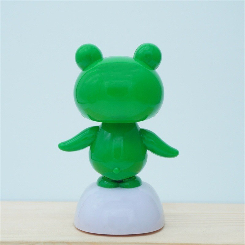 Đồ Chơi Ếch Bobble Nhảy Múa Bằng Năng Lượng Mặt Trời - Trang Trí Độc Đáo Cho Bảng Điều Khiển Xe Hơi