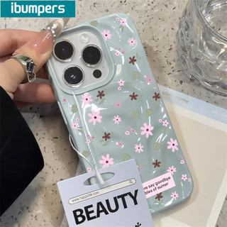 Ibumpers Ốp Điện Thoại Họa Tiết Hoa Đẹp Thẩm Mỹ Dễ Thương Thanh Lịch Silicon Mềm Cao Cấp Vỏ Chống Sốc Cho iPhone 11 12 13 14 15 16 17 Pro Max IP 7 8 Plus Iphon X XS XR