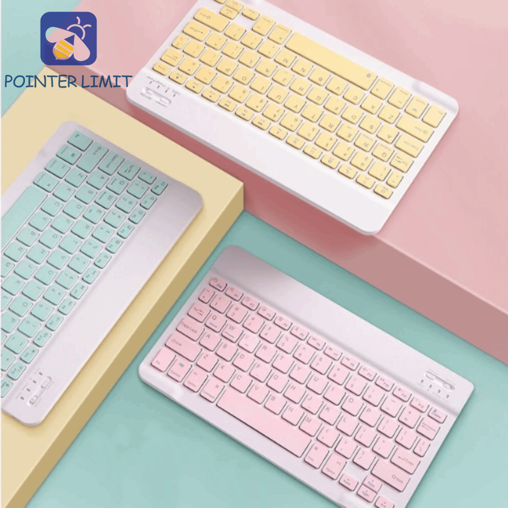 POINTER LIMIT Bàn Phím Bluetooth, Bàn Phím Không Dây Thiết Kế Mỏng 10 ...